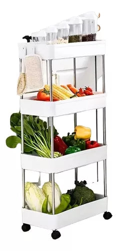 Mueble Organizador 4 Niveles Cocina Baño Sala Multifuncional