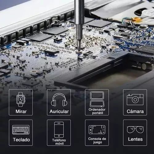 Kit Desatornillador De Precisión 24 En 1 Celulares Reloj Pc