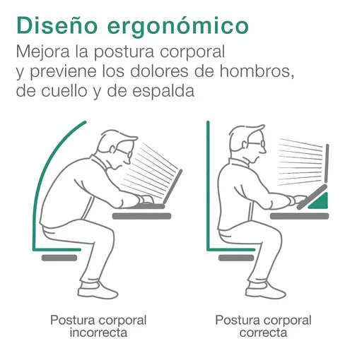 Soporte Alzador Notebook Plegable Base Inclinable De Laptop Color Blanco
