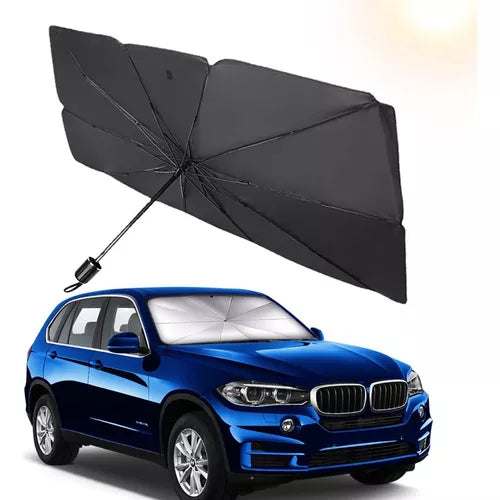 Parasol Plegable En Forma De Paraguas Para Coche
