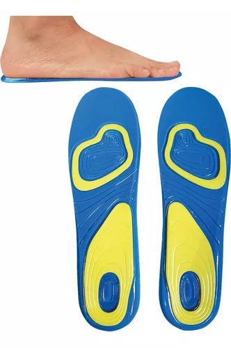 Plantillas Ortopédicas Gel Silicona Ajustables Tamaño 36-46