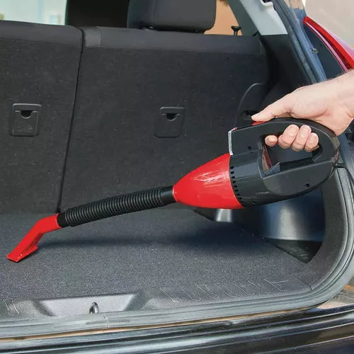 Aspiradora De Auto Portátil Conector De Auto Y Linterna 12v