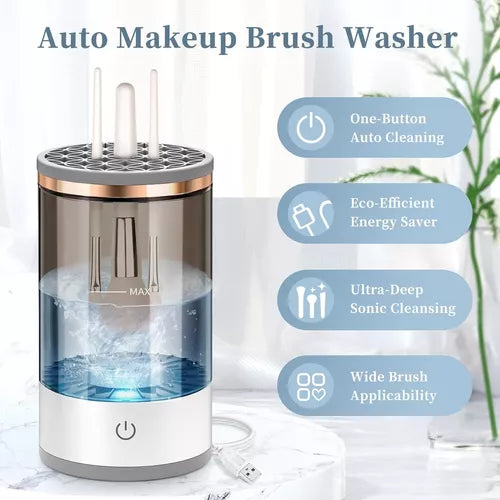 Máquina Limpiadora De Brochas Pinceles De Maquillaje