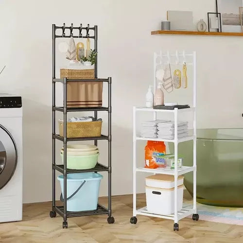 Estante Rack 4 Niveles Multifuncional Cocina Baño