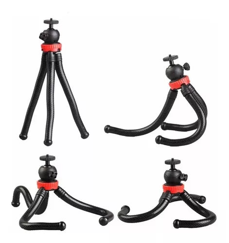 Kit De Video Para Transmisión Trípode Flexible Micrófono