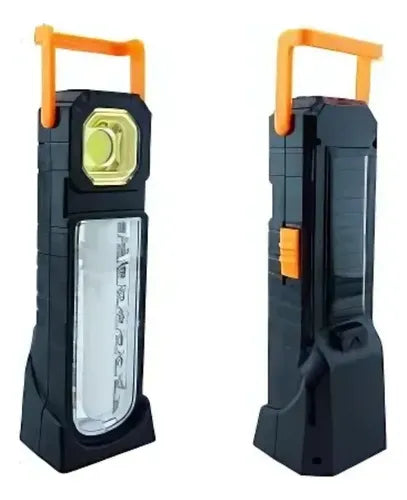 Lámpara De Emergencia Luz Led Recargable Solar / Usb + Base