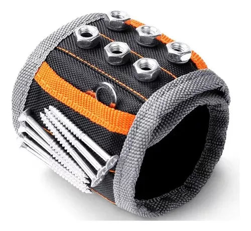 Muñequera Brazalete Magnético Sujeta Herramientas Multiusos