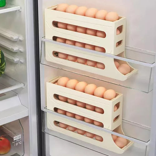 Dispensador De Huevos Para Nevera Organizador De Huevos