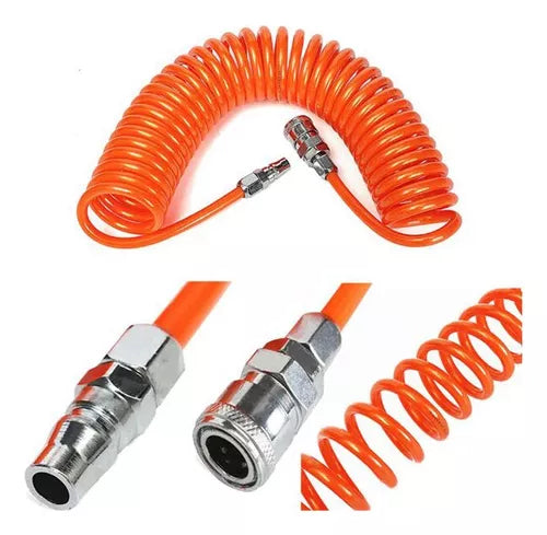 Manguera Para Aire Compresor Espiral 15