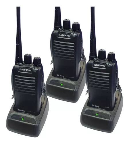 Walkie-talkie Baofeng Walk Talk 777 BF-777S de 2 radios - negro 220V