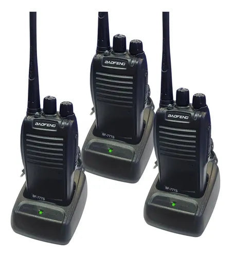 Walkie-talkie Baofeng Walk Talk 777 BF-777S de 2 radios - negro 220V