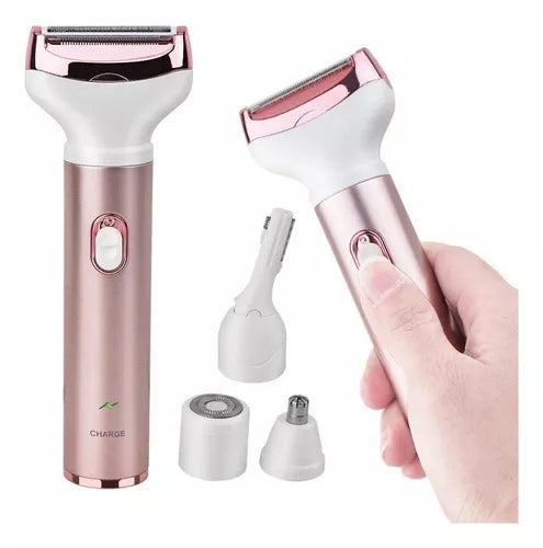 Depiladora Afeitadora Desvelladora Facial Corporal Usb 4en1