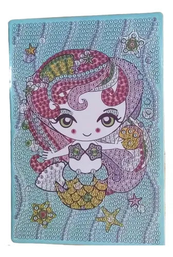 Kit De Pintura De Diamante Bricolaje Princesa Sirena