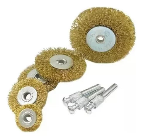 Juego De Cepillos Metálicos Circulares