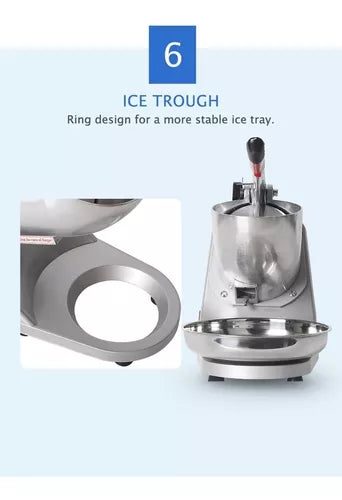 Triturador Picador Eléctrico De Hielo En Forma De Granizado