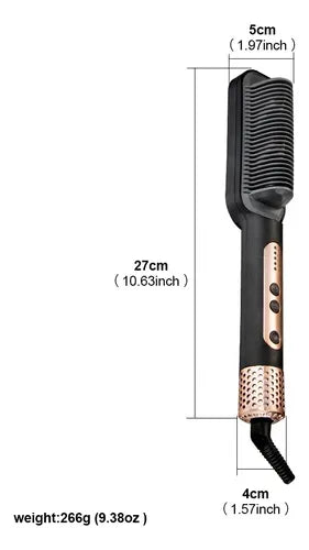 Cepillo Alisador Secador De Cabello Profesional Cepillo 2en1