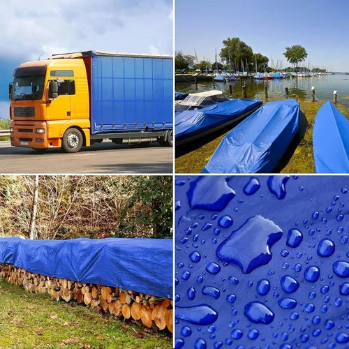 Lona Cobertor Impermeable Protector Multipropósito 4mx5m