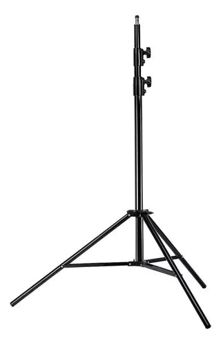 Soporte Trípode Multifuncional 2,1mts Cámara Luces Flash Color Negro