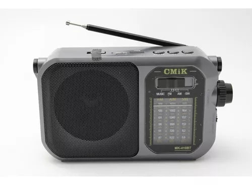 Radio Portátil Am Fm Ws Recargable Usb Mp3 Linterna Mk-410bt