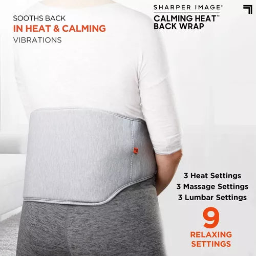 Cinturón Envoltura Trasera De Calor Calmante Vibraciones