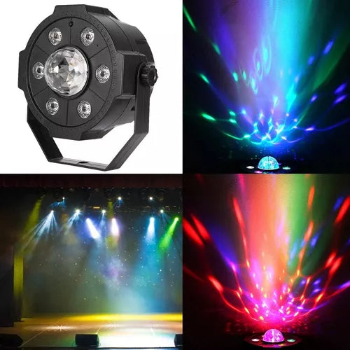 Luz Led Par Foco De Disco Fiesta Rgb