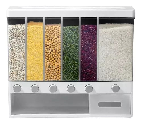 Dispensador Cereal Granos Frutos Secos Arroz Compartimientos