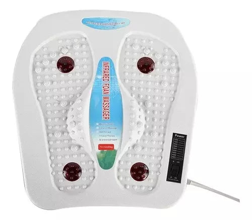 Masajeador Inteligente De Pies Alivia La Fatiga Termoterapia Color Blanco