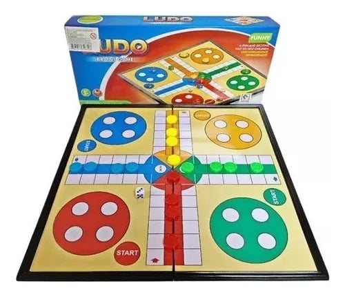 Juego De Mesa Ludo Magnético Clásico Tablero Familiar
