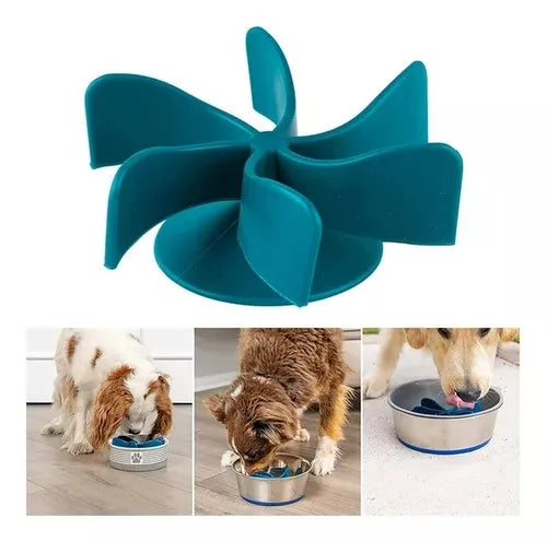 Comedero Lento En Espiral Inserto De Silicona Para Mascotas