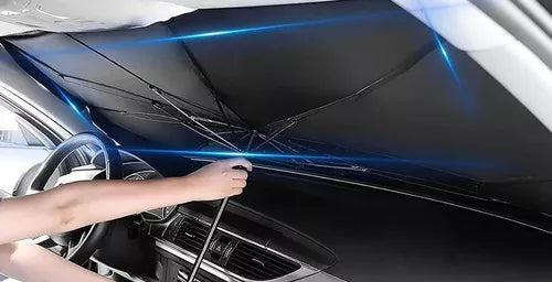 Parasol Plegable En Forma De Paraguas Para Coche