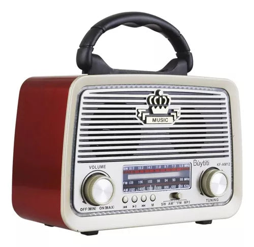 Radio Portátil Recargable Am Fm Sw Usb Tf Mp3 Irm-09027