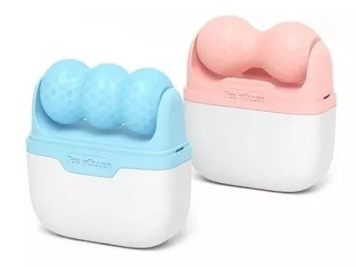 Masajeador Facial Rodillo Frio Para Rostro Y Cuello