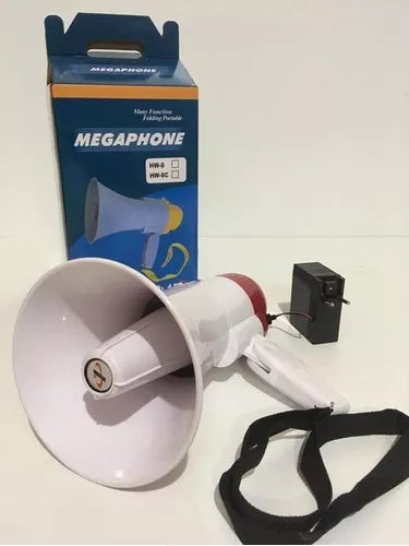Megáfono De Mano Hw-8c 15 W Megaphone 200mts Alcance Graba