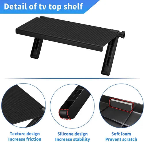 Estante Superior Para Pantallas Tv O Pc Ajustable Repisa