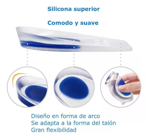 Plantillas Ortopédicas Taloneras Silicona Espolón Fascitis