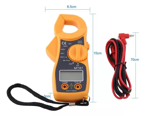 Pinza Amperimétrica Multímetro Tester Multitester