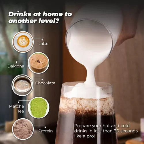 Mini Batidor Agitador Espumador Eléctrico De Leche Portátil
