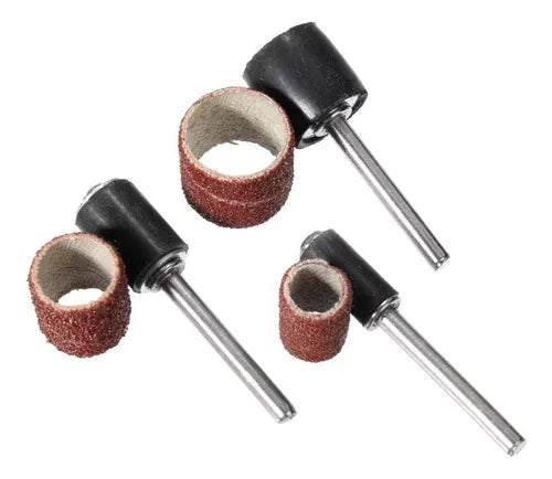 Set Lijas Para Dremel O Minitorno Con Adaptadores