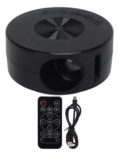 Mini Proyector Led Control Remoto Rotundity Tft Lcd Color Negro