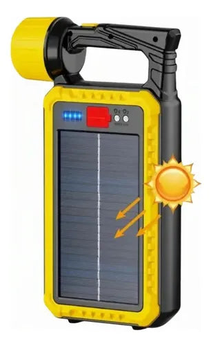 Lámpara Linterna De Cámping Led Solar Usb Multifuncional