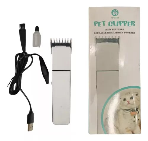 Máquina Cortadora De Pelo Para Perros Gatos Recargable