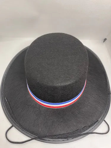 Sombrero Huaso Niño Fiestas Patrias Negro Talla Única