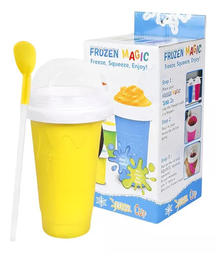 Frozen Magic Vaso Mágico Exprimible Bebidas Granizado Rápido