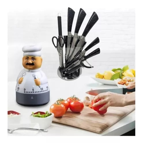Set De Cuchillos De Cocina Set Cuchillos Acero Inox 9