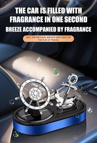Ambientador Solar De Coche Difusor De Fragancia Para Coche Color Azul Fragancia Fragancias Francesas