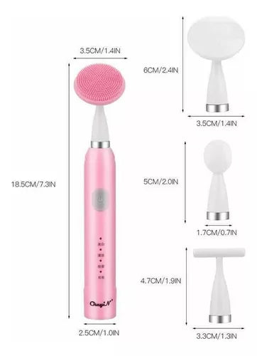 Masajeador 4 En 1 Limpieza Facial Ultrasónica Belleza Facial