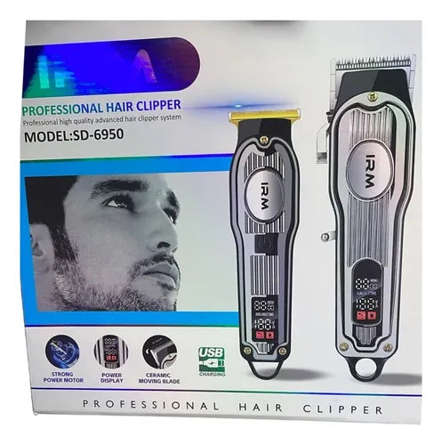 Máquina De Corte De Pelo Inalámbrica Cortapelos Sd-6590
