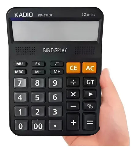 Calculadora Kadio Kd8906b 12 Dígitos