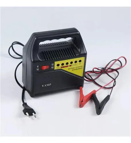 Cargador De Batería 6v/12v 6 Amperios Para Autos Motos
