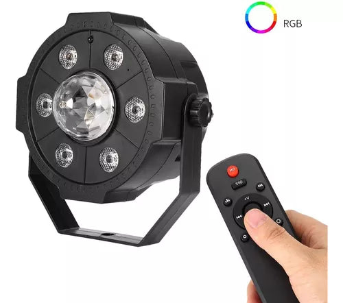 Luz Led Par Foco De Disco Fiesta Rgb